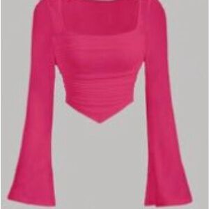 SHEIN Mod Retro Pink Top